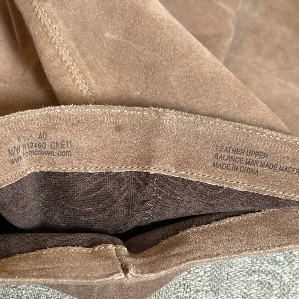 BedStu Taupe SuedeTaupe Boots Size 9